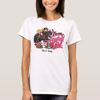 Personalised Equestrian Teens/Womens T-Shirt
