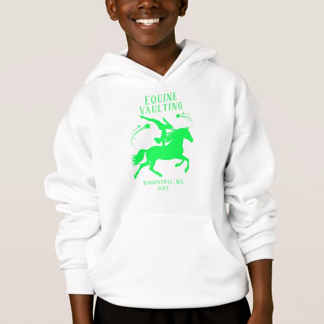 Personalised Equine Vaulting Location Date Name (Front)