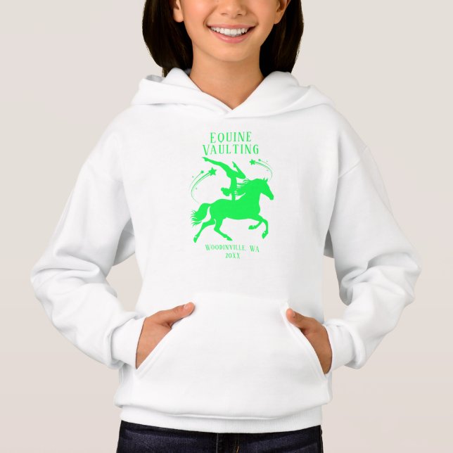 Personalised Equine Vaulting Location Date Name (Front)