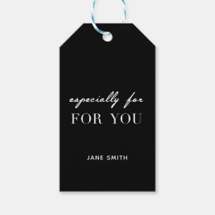 Personalised "Especially For You" gift tag