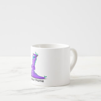 Personalised espresso mug with "L" Monster