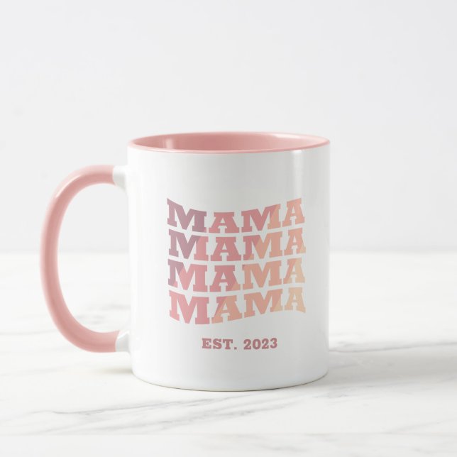 Personalised established Mama Mug (Left)