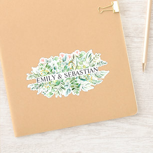 Personalised Eucalyptus Leafs Sticker