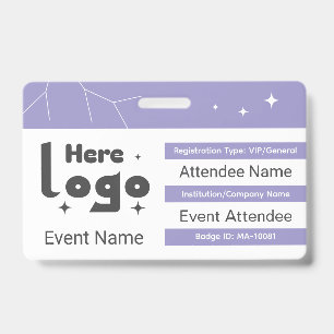 Personalised Event Badge ID