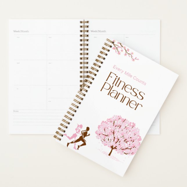Personalised 'Every Mile Counts' Runner Gifts Planner (Display)