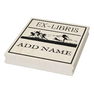 Personalised Ex-Libris Maple Wood Stamp