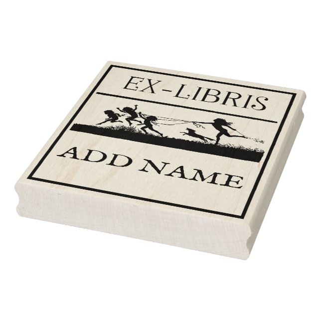 Personalised Ex-Libris Maple Wood Stamp (Stamp)