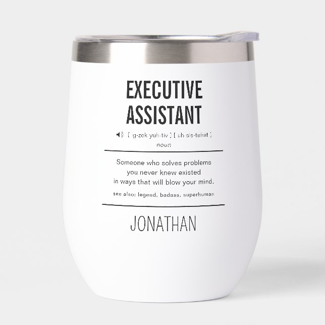 Personalised Executive Assistant Funny (Left)
