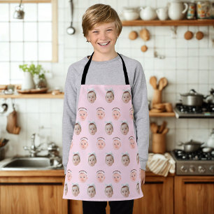 Personalised Face 2 Photos, Custom Face, Dad Mum  Apron