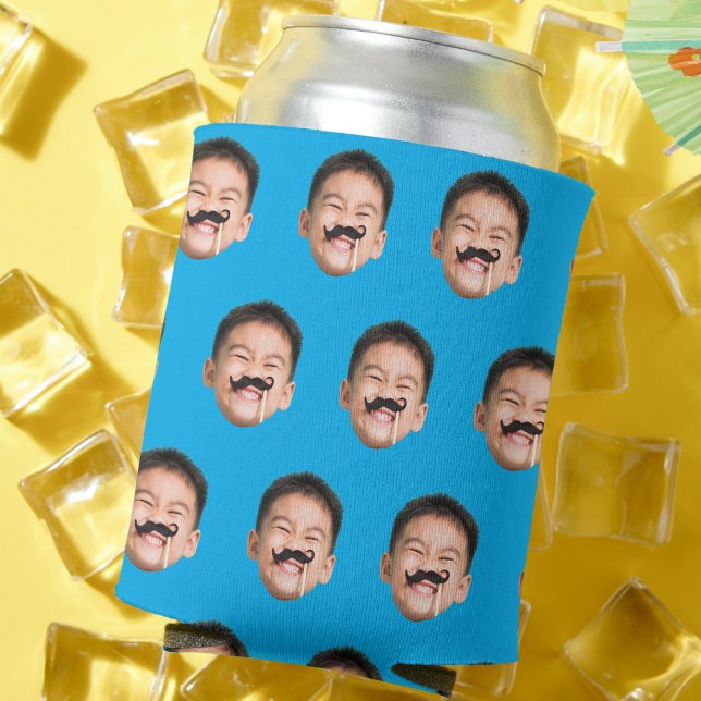 Personalised Face Birthday Favours Bachelor Party Can Cooler (Creator Uploaded)