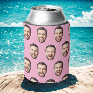 Personalised Face Birthday Favours Bachelor Party Can Cooler