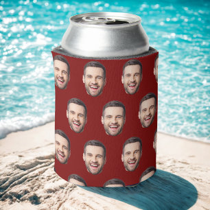 Personalised Face Birthday Favours Bachelor Party Can Cooler