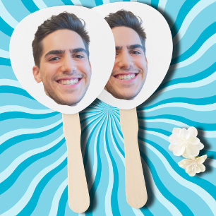 Personalised Face Birthday Favours Bachelor Party Hand Fan