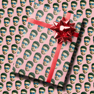 Personalised Face Head Wrapping Paper