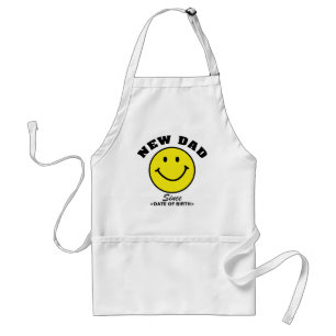 Personalised Face New Dad Gift Standard Apron