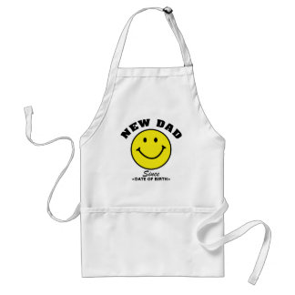 Personalised Face New Dad Gift Standard Apron