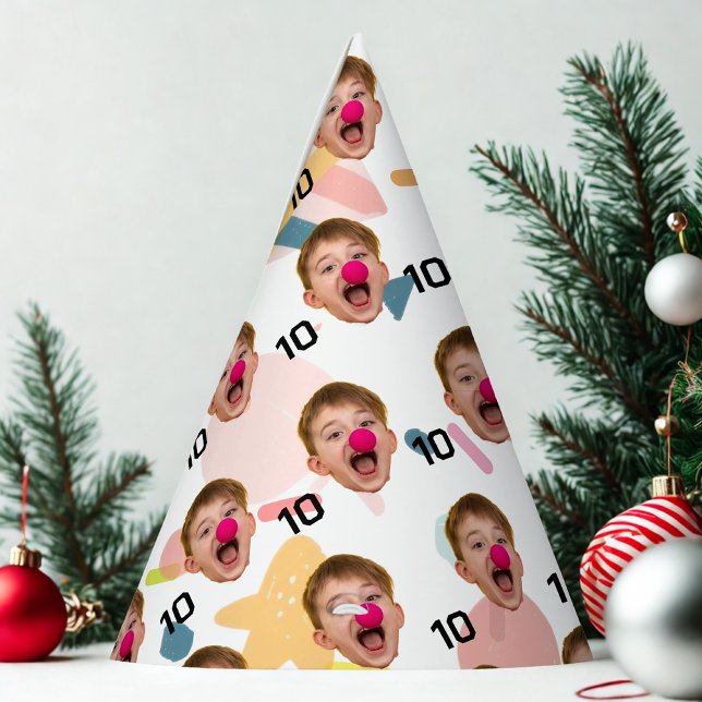 Personalised Face Photo Birthday Party Hat (Creator Uploaded)