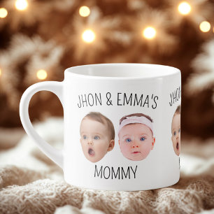 Personalised Face Photo Mug, Mother's Day Gift Espresso Cup