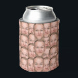 Personalised Face Picture Unique Photo Can Cooler<br><div class="desc">Personalised Face Picture Unique Photo Can Cooler Funny Custom Photo Groomsman Gift Black and White Coozie. Add their name and upload a photo using Zazzle's design tool. Message us if you need help with anything! Personalised Face Picture Can Cooler – Unique Custom Photo Printed Can Bottle - Customised Printed Can...</div>