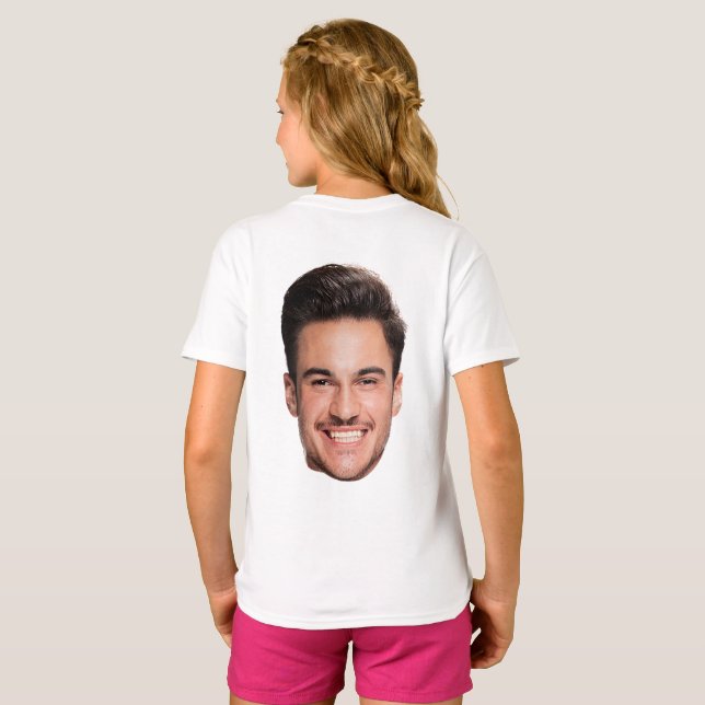 Personalised Face T-Shirt (Back Full)