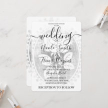 Personalised Faded Vintage Rose Cameo Wedding