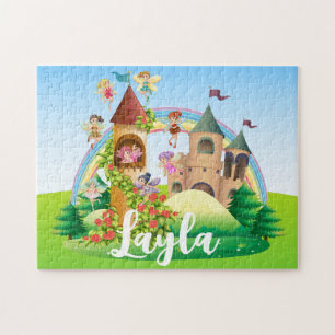 Personalised Fairy Child Name Puzzle 