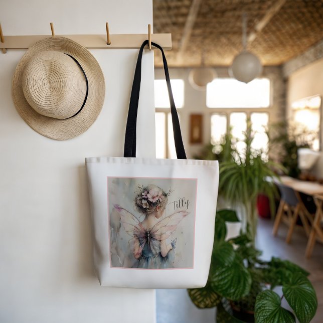 Personalised Fairy Flower Girl Tote Custom Wedding (Creator Uploaded)