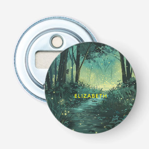 Personalised Fairy Light Forest Bottle Opener