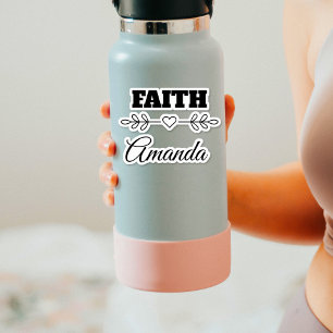 Personalised Faith Heart Christian