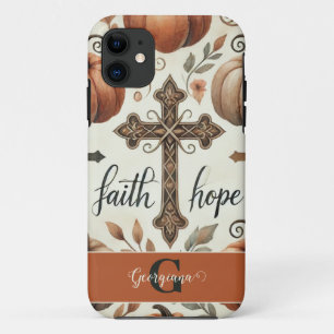 Personalised Faith & Hope Christian Halloween iPhone 11 Case