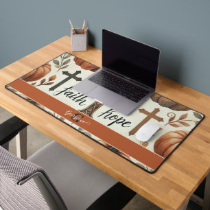 Personalised Faith & Hope Christian Halloween Desk Mat