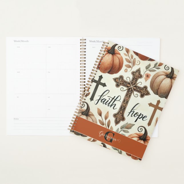 Personalised Faith & Hope Christian Halloween Planner (Display)