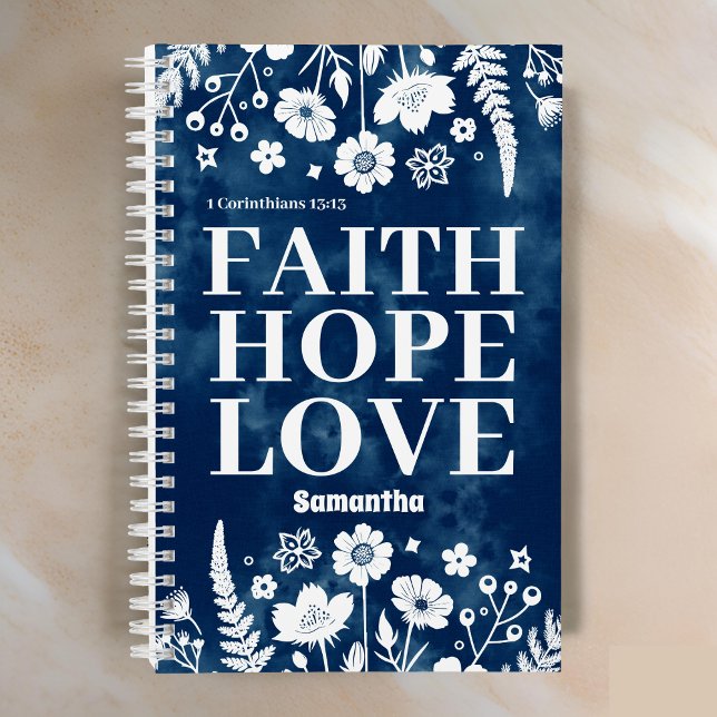 Personalised Faith, Hope, Love Christian Journal (Creator Uploaded)