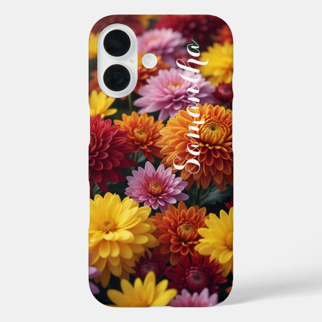 Personalised Fall Blossoms - Barely There  Case-Mate iPhone Case (Back)