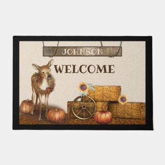 Personalised Fall Door Mat