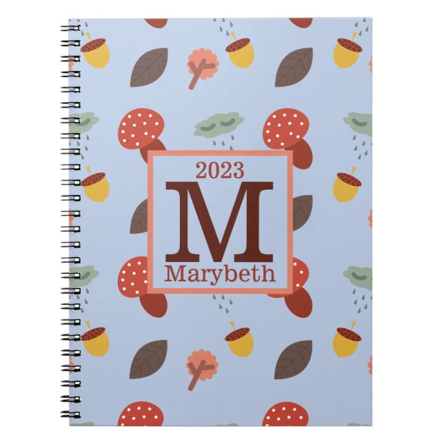 Personalised Fall Notebook (Front)
