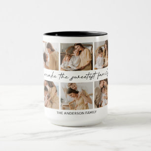 Personalised Family 10 Photo Collage Mug
