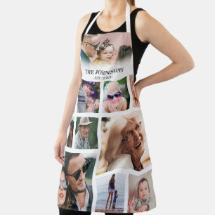 Personalised Family 11 Photo Collage Apron