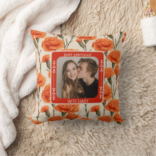 Personalised Family 30Th Anniversary Throw Pillow