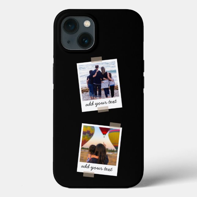 Personalised Family 4 Photo Custom Collage Case-Mate iPhone Case (Back)