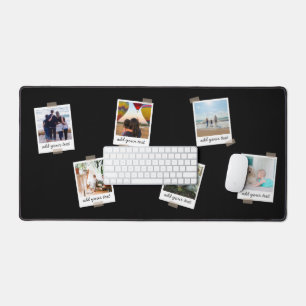 Personalised Family 6 Photo Custom Collage Desk Mat