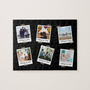 Personalised Family 6 Photo Custom Collage Jigsaw Puzzle