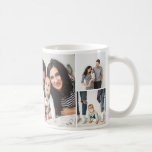 Personalised Family 7 Photo Collage Coffee Mug<br><div class="desc">Custom printed coffee mugs personalised with your family photos. This design template has space for 7 square Instagram photos. Use the design tools to change the background colour, add more photos, move things around and add your own custom text to create a unique one of a kind gift for family...</div>