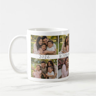 Personalised Family 8 Photo Collage   Custom Coffee Mug