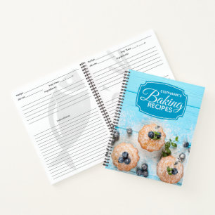 Personalised Family Baking Cookbook Recipe Notebook