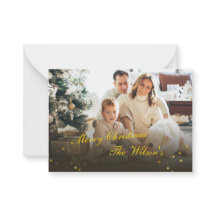 Personalised Family Christmas Card – Custom Holida