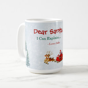 Personalised Family Christmas Coffee Mug