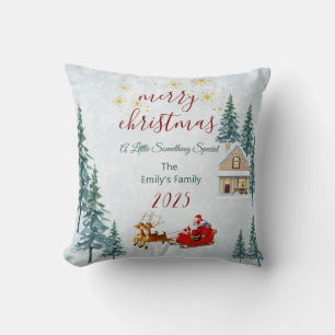 Personalised Family Christmas  Cushion