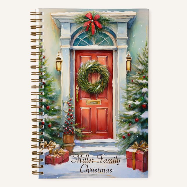 Personalised Family Christmas Journal (Front)