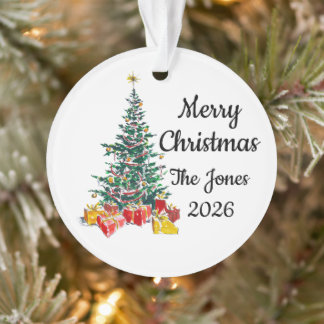 Personalised Family Christmas Ornament